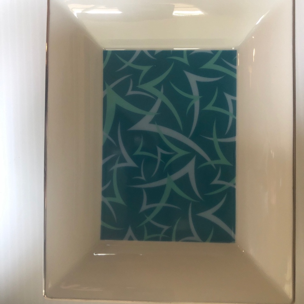 Paris Porcelain Limoges Trinket Tray 7 X 8” Vital Voices - Picture 3 of 5